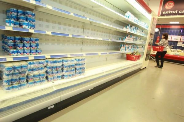 Empty Shelves and Crazy Prices in the Supermarkets of Southern Crimea. Photos ~~